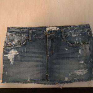 Size 2 Abercrombie & Fitch Denim mini skirt